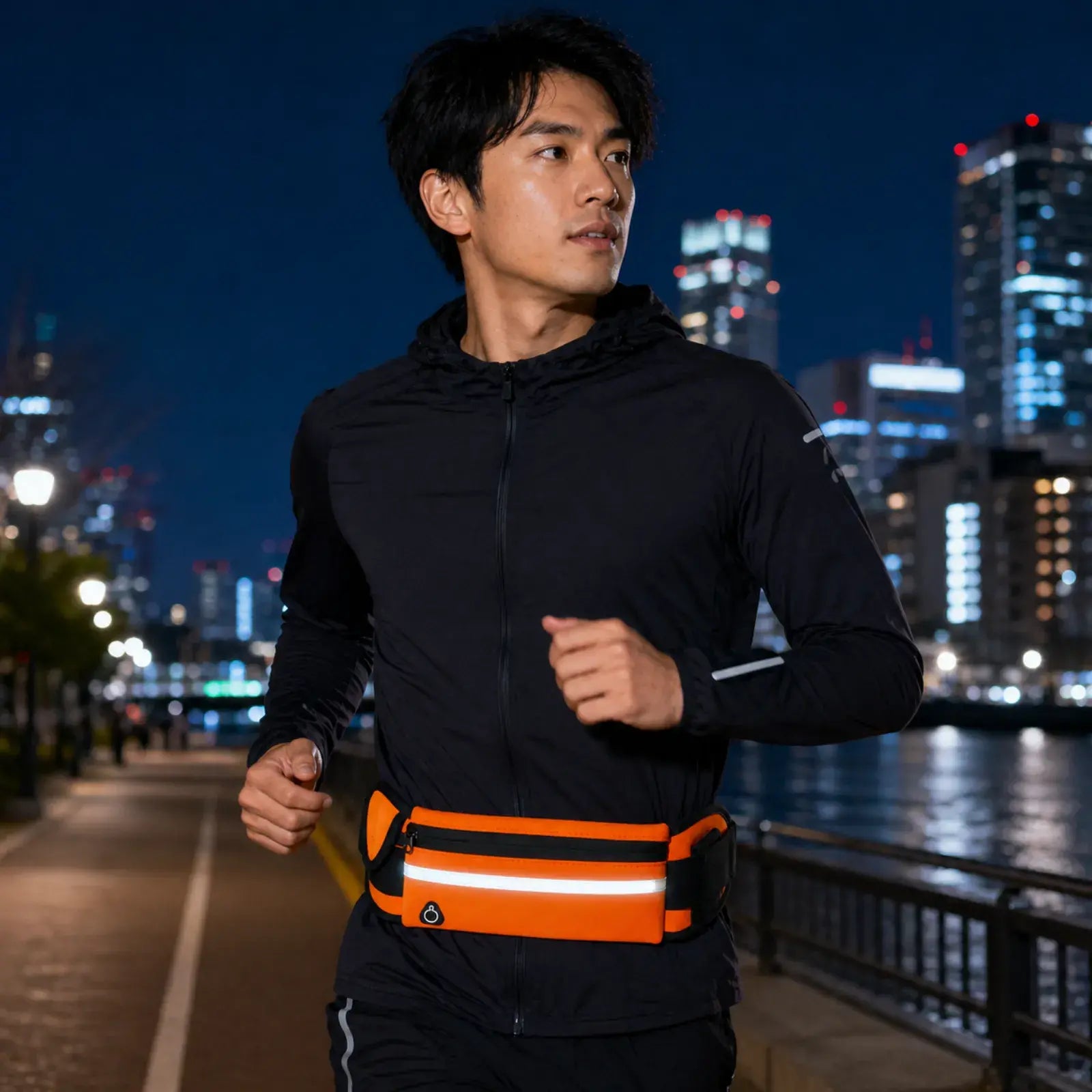 RunEase Bottle Belt | ボトルもスマホもすっきり収まる、揺れにくいランニングポーチ