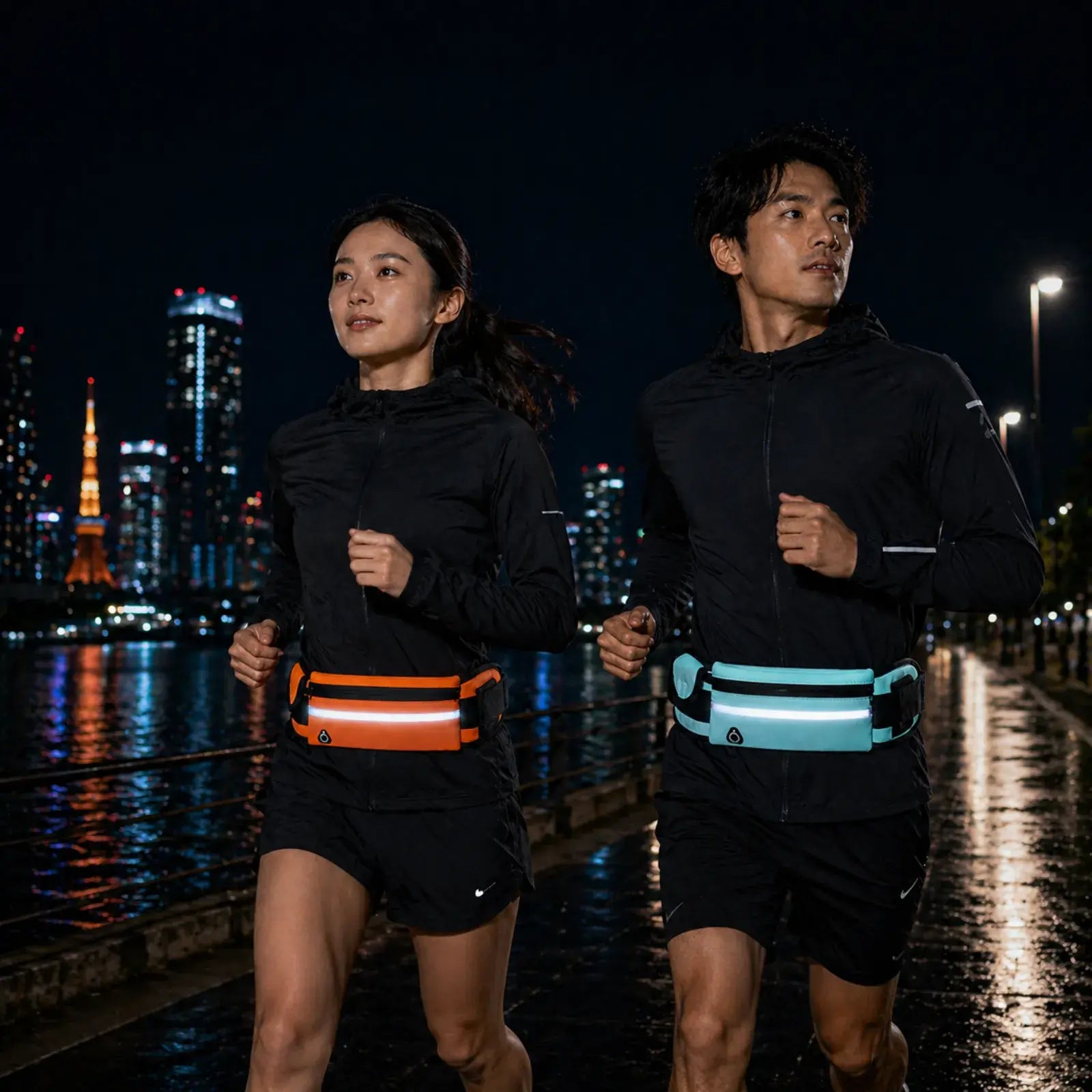 RunEase Bottle Belt | ボトルもスマホもすっきり収まる、揺れにくいランニングポーチ