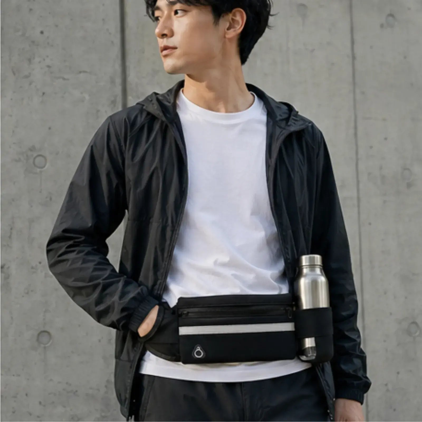 RunEase Bottle Belt | ボトルもスマホもすっきり収まる、揺れにくいランニングポーチ