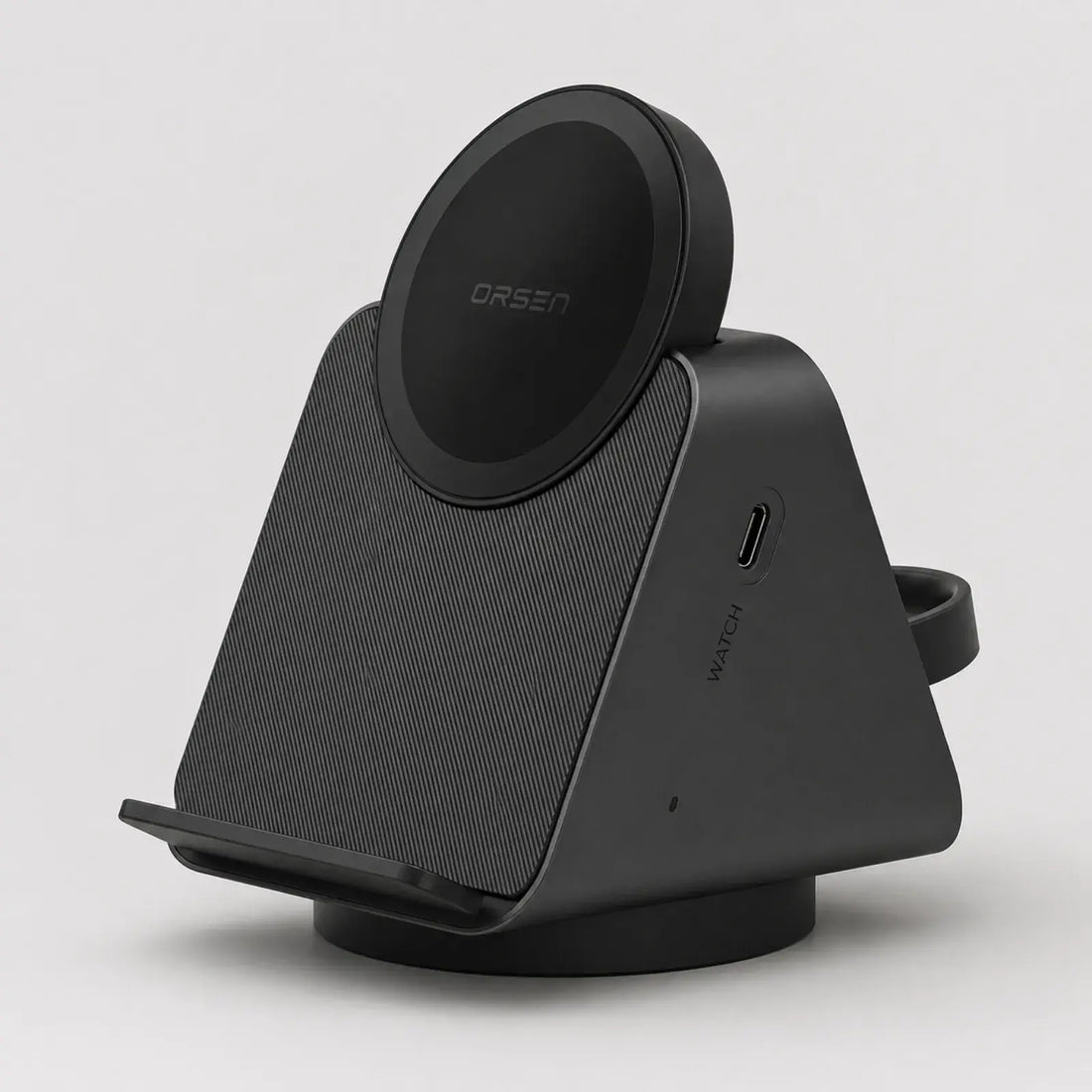 Axis Charge Stand | スマホ・イヤホン・ウォッチまわりを一台で整える、スマート充電ステーション。