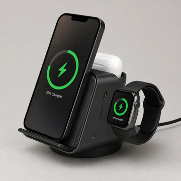 Axis Charge Stand | スマホ・イヤホン・ウォッチまわりを一台で整える、スマート充電ステーション。